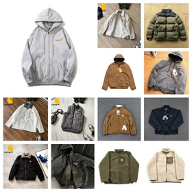 Carhartt old sweater hooded jacket hoodie vest cotton down jacket-4383