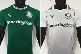 2627 Palmeiras Home & Away Short-Sleeve Jersey-6052  