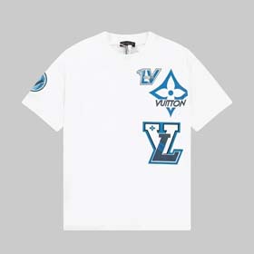 Louis Vuitton LV Summer Print Men's Short Sleeve T-Shirt（15 styles)-1811