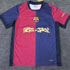 24-25 Barcelona player home jersey fans Gavi 19 Yamal football Peder short sleeve （40 styles)-1885