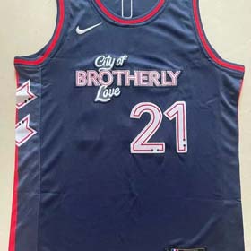 NBA Maxi City Edition Black Embroidered Quick Dry Vest Basketball Jersey（12 styles)-1998