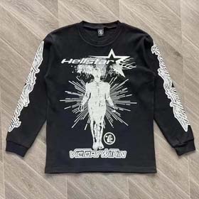 Hell Star Big logo long sleeves for men and women（12 styles)-2210