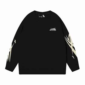 Hell Star Hell Star Kylin Arm Print Terry Casual Sweatshirt（40 styles)-2212